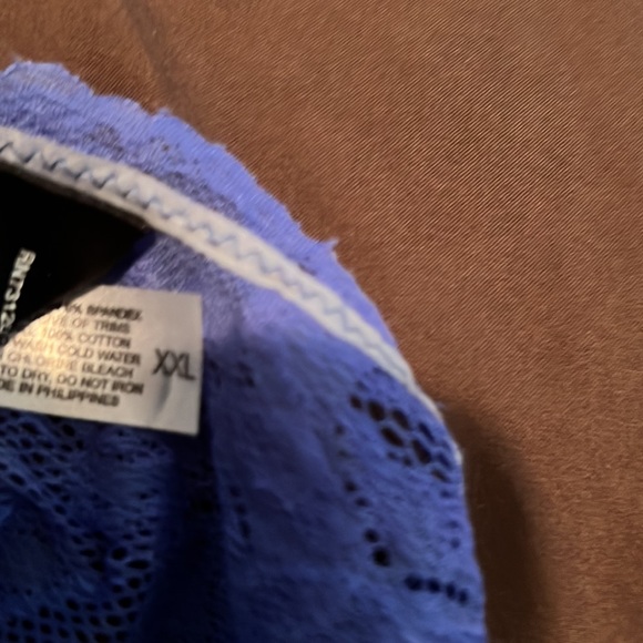 Purple lacy booty shorts by Fredericks of Hollywood - Picture 5 of 5